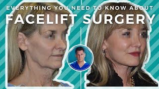 Facelift 101 before and after recovery Deep Plane Facelift  Stem Cell Facelifts and more [upl. by Ennair]