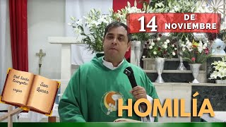 EVANGELIO DE HOY jueves 14 de noviembre del 2024  Padre Arturo Cornejo [upl. by Eillehs]