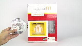 Lego McDonalds Machine Hamburgers [upl. by Eelirrem]