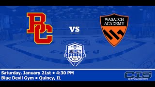 2023 Quincy Shootout  Bergen Catholic vs Wasatch Academy [upl. by Magnuson341]