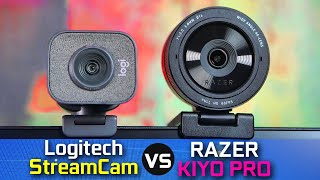 Razer Kiyo Pro vs Logitech StreamCam  Best 1080p 60FPS Webcams [upl. by Lalaj887]