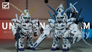 SDCS Unicorn Gundam Perfectibility  Custom Gunpla [upl. by Adnohsirk]