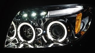 Halo LED Projector Headlights Wiring Installation  SpecD Tuning [upl. by Dola372]