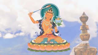 Mañjuśrīnāmasaṅgīti  Sanskrit chanting with lyrics amp translation [upl. by Ardnosac658]