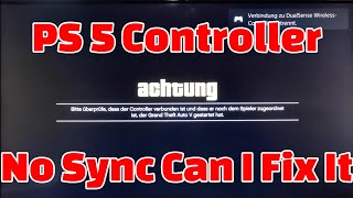 PS5 5 Not Controller Sync [upl. by Ayihsa268]