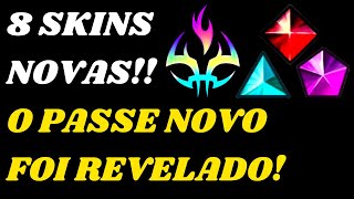 Novo Passe Empíreos Revelado  8 Novas Skins no League of Legends [upl. by Kubiak]