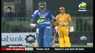 Faysal Bank T20 2011  Peshawar Vs Karachi Dolphins  Part 22  FULL HIGHLIGHTS 2nd inn [upl. by Aikin178]