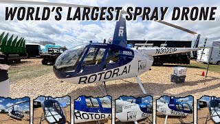 WORLDS LARGEST SPRAY DRONE — Rotor Technologies Sprayhawk [upl. by Marybeth]