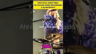 🔴Video viral de Paulina Rubio regañando a su baterista [upl. by Lynda331]