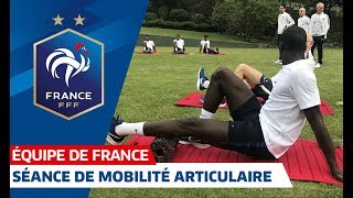 Séance détirements après le voyage Equipe de France I FFF 2019 [upl. by Aivirt]