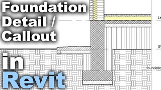 Foundation Detail Callout in Revit Tutorial [upl. by Gar]