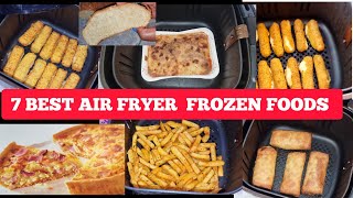 HOW TO COOK FROZEN FOOD IN THE AIR FRYER 7 STORE BOUGHT FROZEN FOODS WITH BEST TIPS AND TRICKS [upl. by Eiveneg]