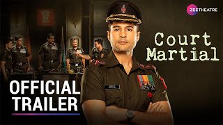 Court Martial  Official Trailer  Rajeev Khandelwal  Legal Drama  Zee Theatre [upl. by Ariaec374]