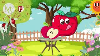 Learning fruits  Fruits songs  THE APPLE SONG  Kids Songs by Moteh CreaTV Kids [upl. by Bultman822]