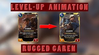 Rugged Garen levelup animation  Legends of Runeterra [upl. by Merkle]