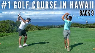 Playing the 1 Golf Course in Hawaii  Part 2  The Plantation Course [upl. by Marci]