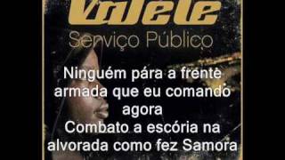 Valete Serviço Publico  AntiHerói letra [upl. by Oniskey579]