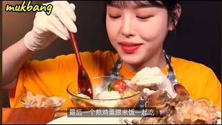 mukbang AsmrBoki wogiEating whole mealfypシ゚viral mukbang foryou food [upl. by Einnek936]