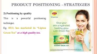 21  Product Positioning  Concept and Strategies [upl. by Ayrotal]