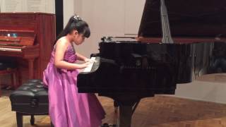 eMuse competition  Jessie Meng Solo Piano 10 years old  Singapore [upl. by Illa]