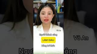 Cách làm giàu của người thành công thật sự voan baihoccuocsong xuhuong shorts [upl. by Hnoj566]