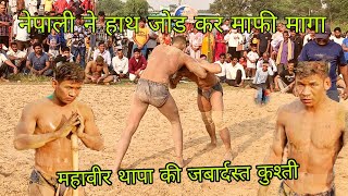 महावीर थापा का New कुश्ती  mahaveer thapa ka new kushti 2024thapa ki kushti Ms kushti [upl. by Annayek]