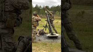 US Army M120 120mm heavy mortar😱🤯💯💥🔥military usarmy militaryguns shorts yt [upl. by Suissac]