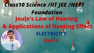 TN Class 10 Science  Joule’s Law of Heating amp its Application  Electricity [upl. by Cai540]