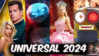 Estrenos Universal 2024 Argylle Kung Fu Panda 4 El Hombre Lobo Wicked 1 Mi Villano Favorito 4 [upl. by Obed793]