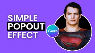 How to Make Popout Photo Effect in CANVA Pro  Canva Pro Tutorial  Canva Pro for Beginners [upl. by Bala]