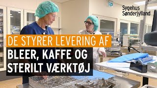 Bleer kaffe og sterilt værktøj  Kom med på sygehusets sterilcentral og lager  Sygehuset Indefra [upl. by Rotce45]