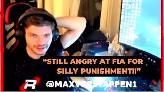 MAX VERSTAPPEN Hilarious Reaction to FIAs SWEARING Penalty in SINGAPORE GP [upl. by Llatsyrk558]