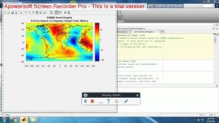 MATLAB VISUALIZING GEOID HEIGHT FOR EARTH GEOPOTENTIAL [upl. by Eillen933]