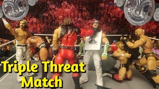 Team Hell No vs Karrion Kross and Ciampa vs The Hardy Boyz Action Figure Match [upl. by Noirred]