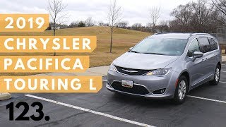 2019 Chrysler Pacifica Touring L  review walk around and test drive  100 rental cars [upl. by Yrome]