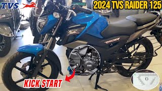 2024 TVS Raider 125 Launched With Kick Start🤩PriceSpecs FeaturesRaider UpdatesEpic Autos Tamil [upl. by Aisila]