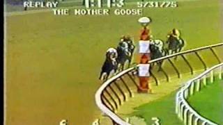 Ruffian  1975 Mother Goose Stakes [upl. by Ennaitsirk894]