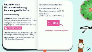 Zusammenfassung Unternehmensformen Wirtschafts und Sozialkunde Geschäftsprozesse im Einzelhandel [upl. by Ahsekad]