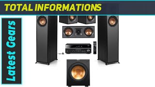 Immersive Audio Bliss Klipsch Reference R610F 51 Home Theater System with Yamaha RXV4A Review [upl. by Ewell]