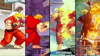 Evolution of Ken Shoryuken 19872020 [upl. by Eimiaj196]