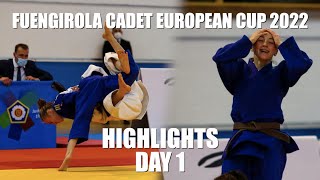 FUENGIROLA CADET EUROPEAN CUP 2022  HIGHLIGHTS DAY 1 [upl. by Niltiak622]