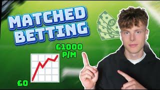 Matched Betting  Beginner guide 0£1000 per month [upl. by Jacob]