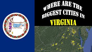 Virginia Top 100 Cities  2024 Population Estimates [upl. by Bellina]