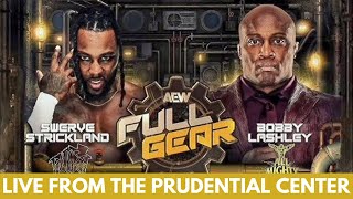 Swerve Strickland vs Bobby Lashley at AEW FULL GEAR 2024 LIVE aew aewfans aewdynamite wwe [upl. by Binnie]