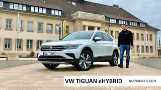 VW Tiguan eHybrid Facelift 2021 Plugin Hybrid SUV im Test Review Fahrbericht [upl. by Krishnah]