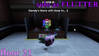 HIGHEST PERSONAL SOLO RUN as flutter floor 21  dandys world [upl. by Ocihc]