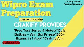 Wipro Exam Preparation 2025  Latest Notes Test Series Previous Papers Latest Updates [upl. by Nnael]