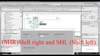 TIA Portal SHR shift right and SHL shift left register with an example [upl. by Sandon596]