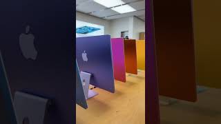 These new iMac Colors tho 🔥 apple imac2024 mac M4iMac imacm4 [upl. by Sellma]