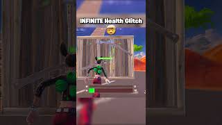 INFINITE Health Glitch 🤯 shorts fortnite [upl. by Arlee]